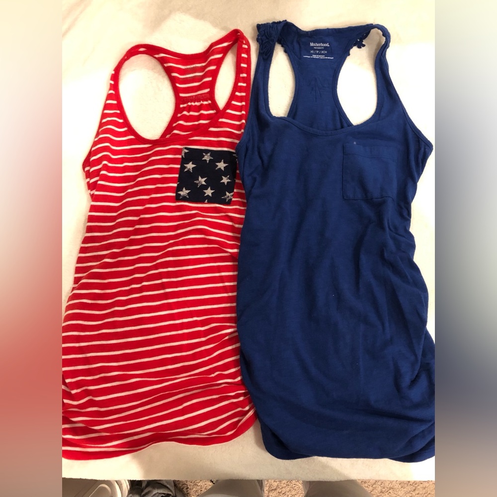Lot of Motherhood Maternity tank tops size XS